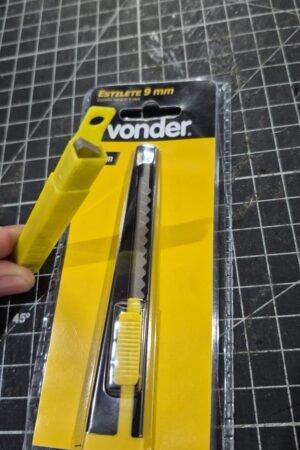 (KIT) ESTILETE FINO METAL + 10 LAMINAS