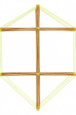 ARMAÇAO BAMBU x BAMBU (57CM) (C25)